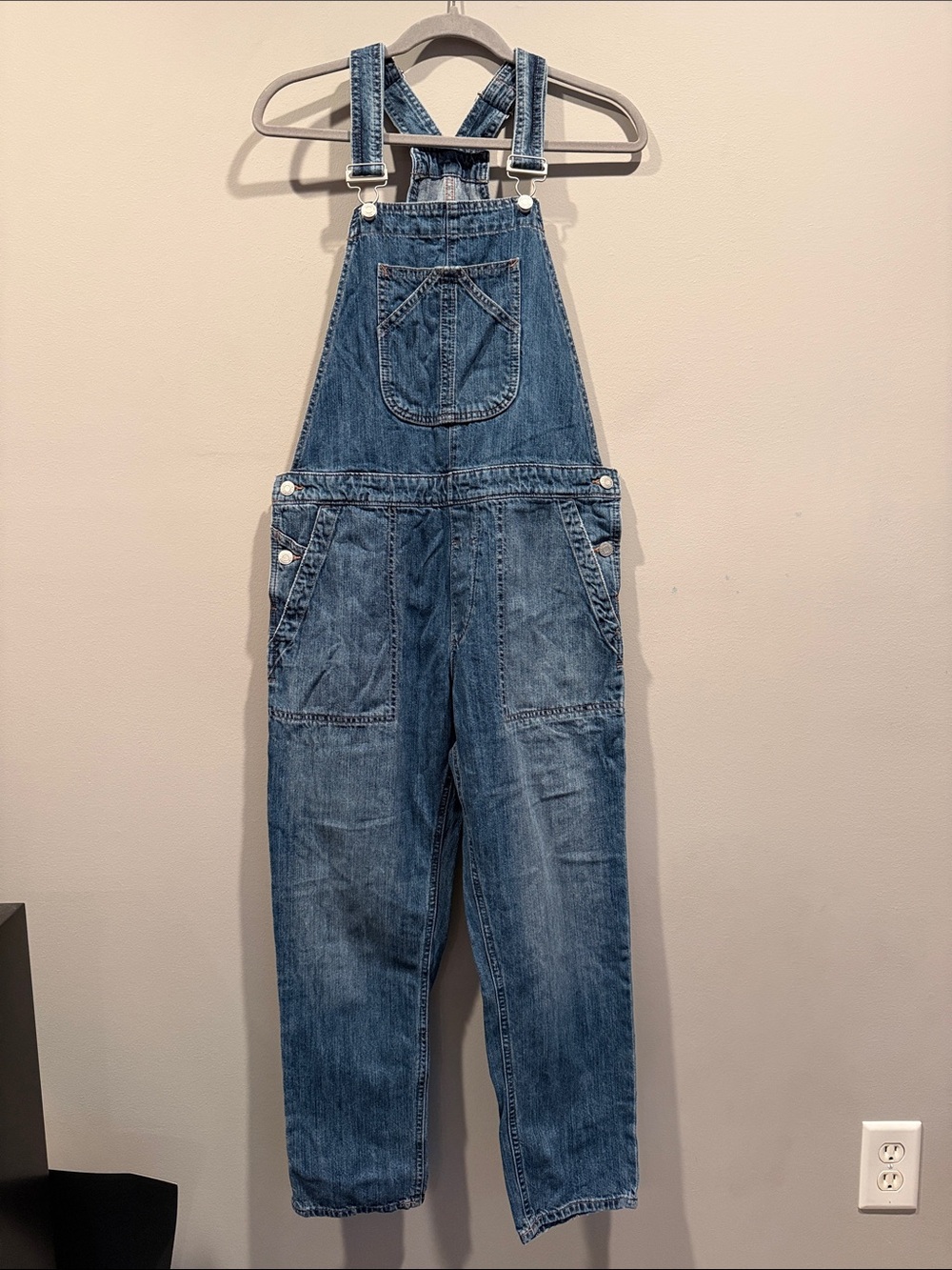 Classic Gap Blue Denim Overalls - small